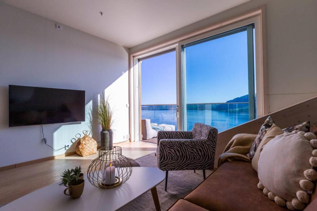 Mjossuite With Lovely View Sjusjøen Kültér fotó