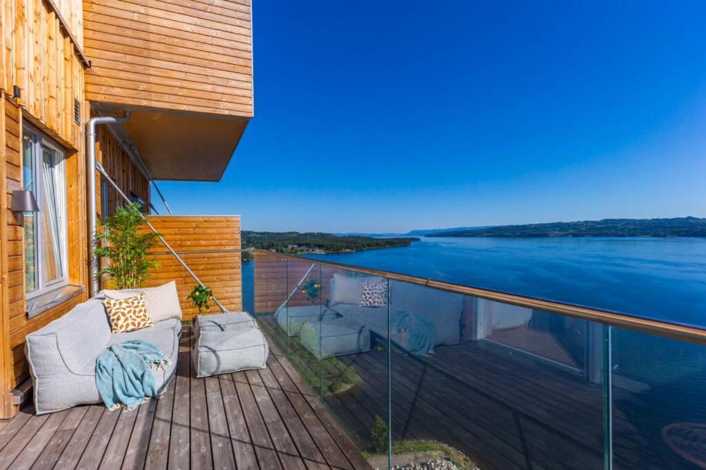 Mjossuite With Lovely View Sjusjøen Kültér fotó