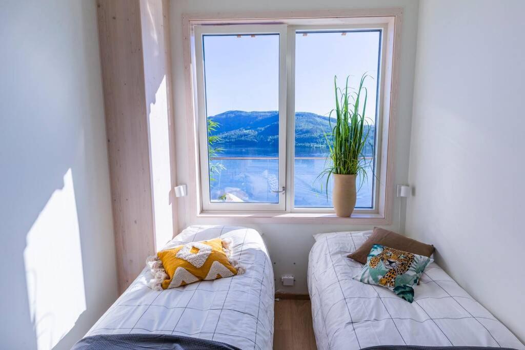 Mjossuite With Lovely View Sjusjøen Kültér fotó